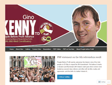 Tablet Screenshot of ginokenny.com
